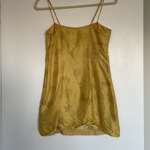 Réalisation Par Christy Silk Mini Dress in Sunflower - Picture 5 of 5